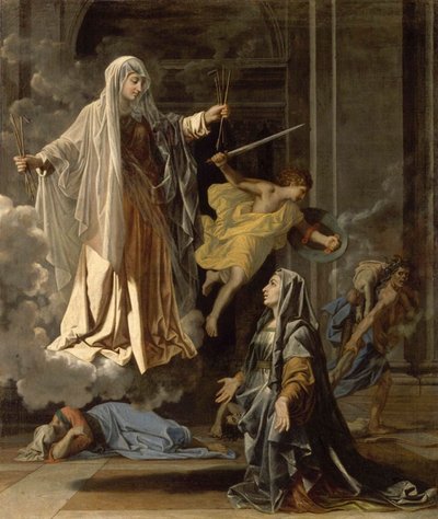 Roman Louvre by Nicolas Poussin